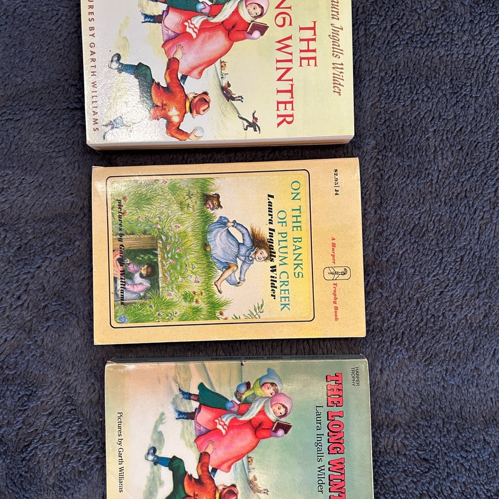 Set of Three Vintage Books - Little House Series